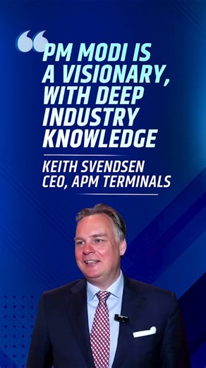 APM Terminals CEO Keith Svendsen impressed by PM Modi’s expertise | #shorts