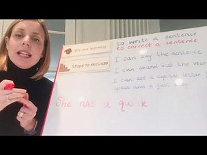Read Write Inc - hold a sentence and proofread