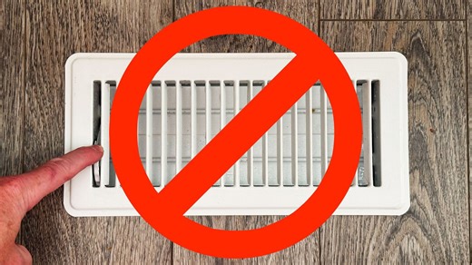 Don't close your vents!