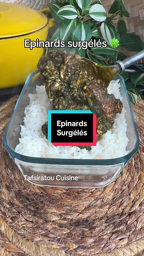 Délicieuse sauce d'épinards surgelés à la guinéenne