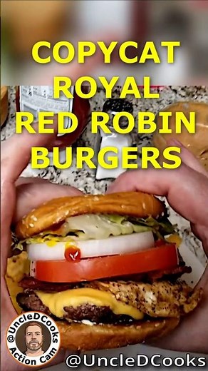 POV Cooking: Royal Red Robin Burgers - Uncle D Cooks
