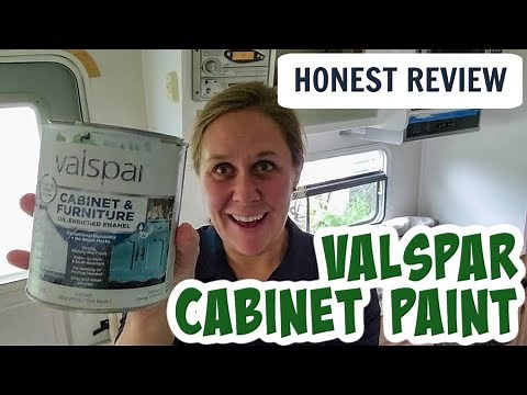 Valspar Cabinet and Furniture Paint Review (from Lowe's) - Watch BEFORE painting kitchen cabinets!