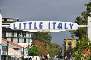 Little Italy in San Diego, USA