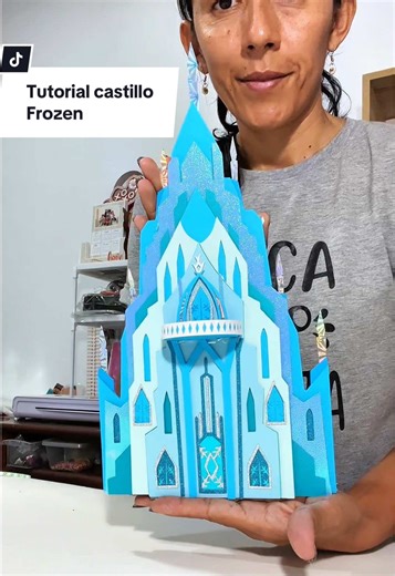 Tutorial paso a paso: Topper Castillo Frozen