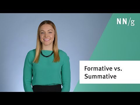 Formative vs. Summative Usability Evaluation