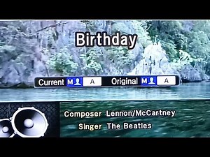 BIRTHDAY The BEATLES 🎵Karaoke Version🎵