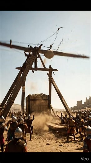 Seljuk Large Stone Shell Kara Bughra (Stationary Counterweight Trebuchet)