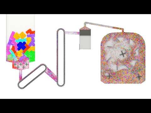 30 minutes of Tetris Getting Shredded (Particle Simulations)