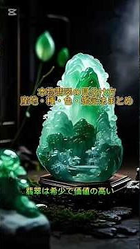 本物翡翠の見分け方｜産地 種類 鑑定方法と効果を徹底解説#翡翠 #天然石 #ジュエリー #パワーストーン #宝石 #真贋判定 #ブレスレット #初心者向け