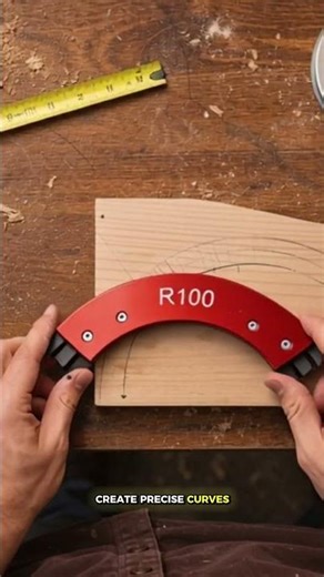 Woodworking Router Radius Template Jig – R100-R300 Guide Tool