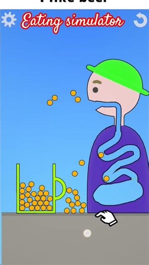 eating simulator game level 22 #viral #shorts #gameplay