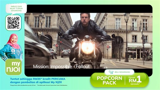 🎬✨ Astro SHOWCASE Monthly Highlights ✨🎬 From high-speed action to edge-of-your-seat thrills — enjoy blockbuster hits like Sonic The Hedgehog 2, Top Gun: Maverick, Mission: Impossible – Fallout, World War Z, Scream VI and more, all in one month. Action, adventure, horror & non-stop entertainment — only on Astro SHOWCASE. 📲 Muat turun aplikasi My NJOI dan langgan NJOI Popcorn Pack sekarang. Jangan lupa juga kredit percuma sehingga RM 35* untuk pembelian pertama menerusi aplikasi My NJOI. Apa tu