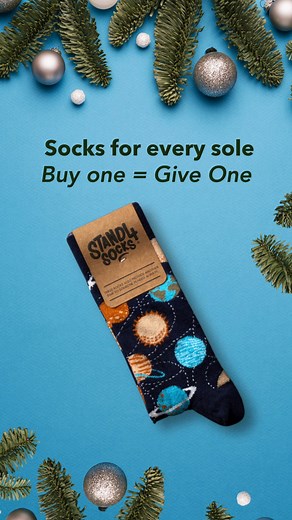 51K views · 52 reactions | Stand out in style while helping someone in need. Every pair you buy donates another to someone experiencing homelessness. ❤️ Wear what matters. | Stand4 Socks | Facebook