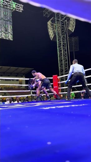 KO Ringside View 🧨 Leo Atang Lands Big First Round Knockout In Accra