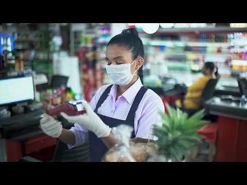 Tap to pay with Contactless Axis Bank Visa Card for your groceries