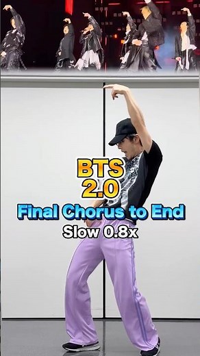 BTS - 2.0 (Final Chorus) Dance Tutorial Mirrored Slow 0.8x | 2.0 Dance Lesson #BTS #Shorts