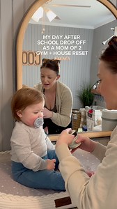 Finding a gym that has childcare is EVERYTHING!!🙏🏼🫶🏻✨ #momlife #morningroutine | Brittney Perry Snyder