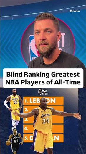 Chandler BLINDLY Ranks the Greatest Players All Time