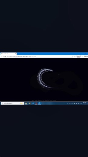 Cursor Following Creature in HTML CSS JavaScript 🤯 | FREE Source Code #shorts