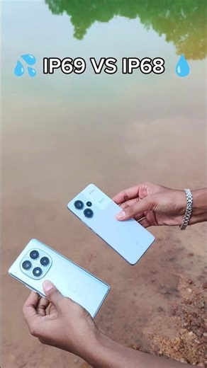 IP69 VS IP68 Waterproof Test 💧 POCO X7 VS Redmi Note 13 Pro Plus
