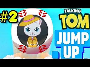 Talking Tom Jump Up Level 11-20 Character Talking Angela Android IOS Gameplay