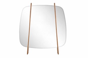 [Hot Item] Stylish Large Ash Wood Frame Glass Mirror for Home Decor