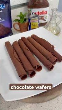 Chocolate wafers recipe