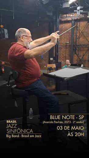 A Big Band da Brasil Jazz Sinfônica, sob a regência do maestro Gustavo Petri, apresenta um concerto especial que celebra a riqueza e a versatilidade da música brasileira em uma roupagem jazzística vibrante. ÚLTIMOS INGRESSOS! Regência: Gustavo Petri Data: 03 de maio Horário: 20:00 Local: Blue Note São Paulo (Avenida Paulista, 2073 - Bela Vista) Ingressos: Nos Stories ou nos fixados Repertório: Baifrevo (arranjo de João Cristal); Canto de Ossanha - Baden Powell e Vinicius de Moraes (arranjo de Jo