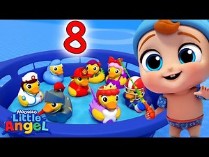 10 Little Ducks - Learn to Count! | BABY JOHN™ Playtime Kids Songs & Nursery Rhymes | Little Angel