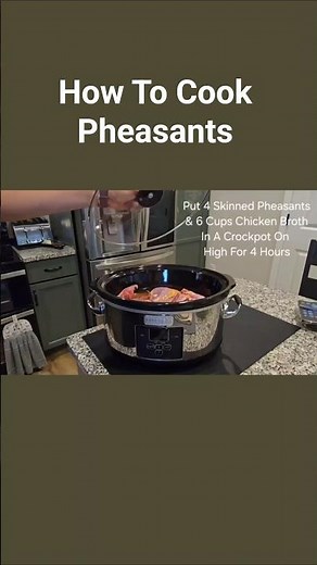 How To Make Pheasant
