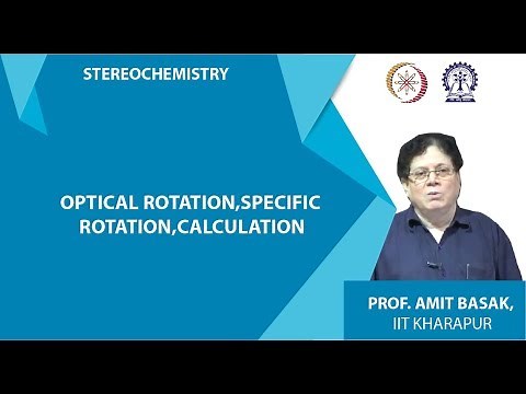 Optical Rotation, Specific Rotation, Calculation