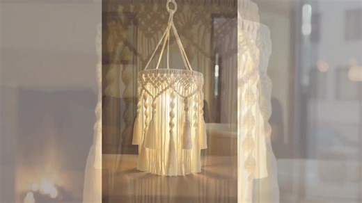 Handmade Macrame Lamp Shade, Boho Woven Pendant Light Cover - Etsy Australia