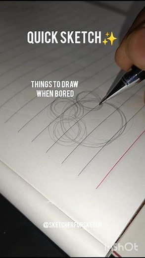 Things to Draw When You’re Bored ✏️🔥 Easy & Fun Sketch Ideas! #DrawingIdeas #Sketchbook #Shorts