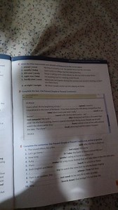 C. Write the time expressions and adverbs of frequency in the c... | Filo