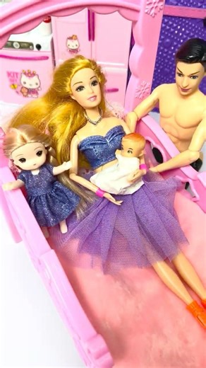 ✨ Satisfying Barbie & Ken Doll Family Unboxing! ASMR Toy Review #shorts