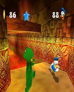 Donald duck goin quackers playstation 1 artifact way gameplay | RiceBear Gaming