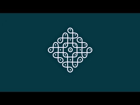 5*1 very easy & beautiful kambikolam 🌈 muggulu for bigginers #pullikolam🏵️ #kolam💮