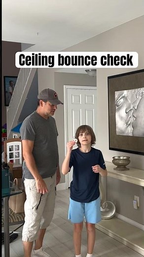 Ping Pong Ball Ceiling Bounce Challenge