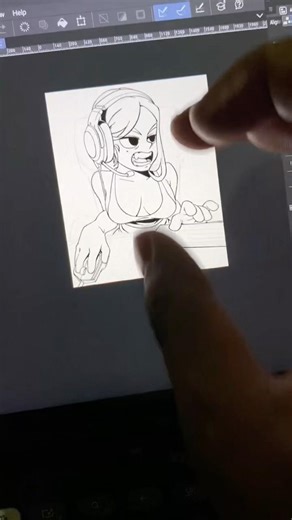 Trying Youtube Create apps. #shorts #youtubecreate #drawing #inking