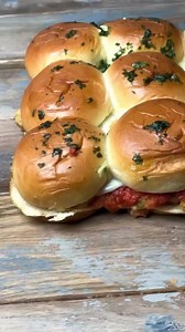 3.6M views · 106K reactions | Chicken parm sliders! #chickenparm #sliders | Ninjacue | Facebook