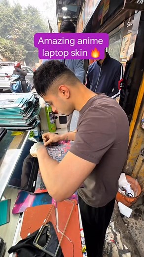 Amazing laptop skin! #anime #laptop #skin | PurpZ Gadgets