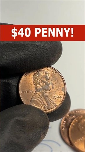 This 1994 Penny Is Worth $40! #coin #rich #money #coincollecting #coinrollhunting
