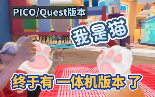 【我是猫 I am Cat】终于有一体机版本了！支持PICO与Quest 老奶奶你好呀！
