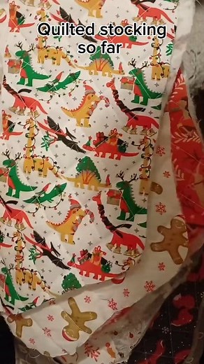 Making quilted christmas stockings. #smallbusiness #smallbusinessowner #sewing #shopsmall #chronicallyillbusinessowner #disabledbusinessowner #handmade | spots N stitch