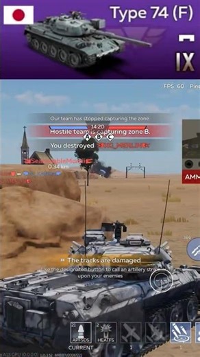 Type 74 (F) 🇯🇵🇯🇵 | War Thunder Mobile