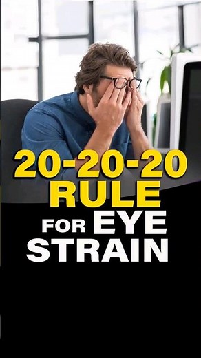20-20-20 Rule for Eye Strain