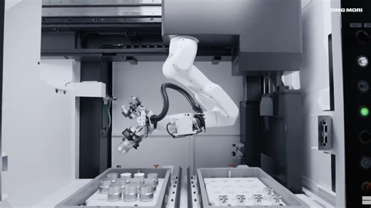 DMG-全球顶尖精密机床以五轴联动、激光加工等前沿技术为核心，下至螺丝，上至航空发动机涡轮叶片，感受高端制造神器/