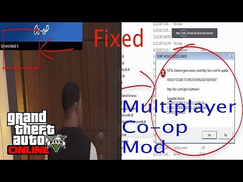 How to Install and Fix GTA 5 mod online Crack Free || Multiplayer Co-oP Mod 0.9 (Fixed)