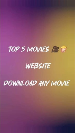 Top 5 Movies Websites Name bollywood hollywood south #website #shorts #movie 🍿🎥