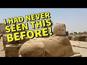 Lost 4K Footage from EGYPT 🇪🇬: Walking Tour of The Sphinx Avenue in Luxor, Egypt (Al-Kebbash Road)